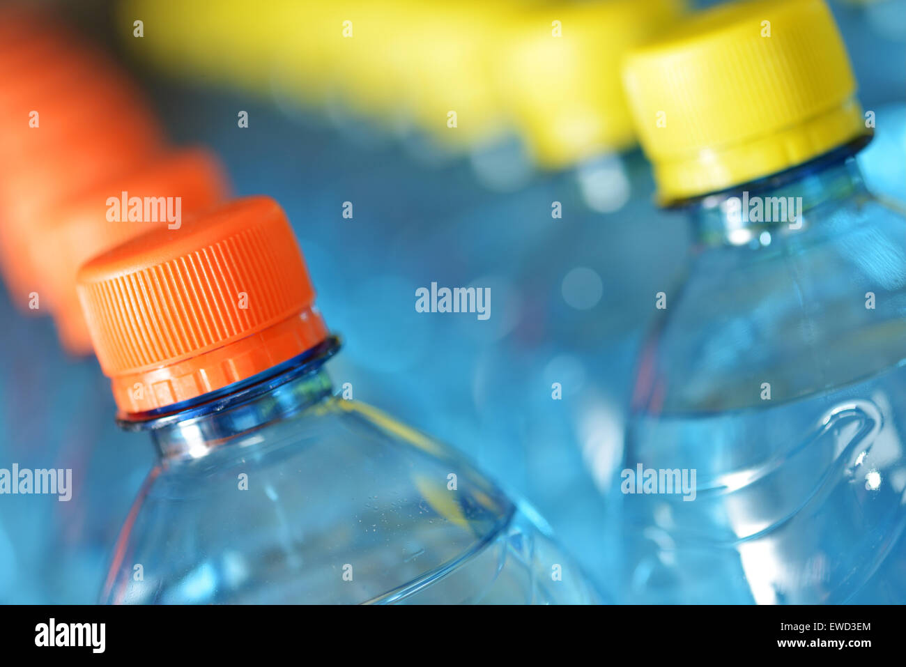 Plastic bottles Stock Photo