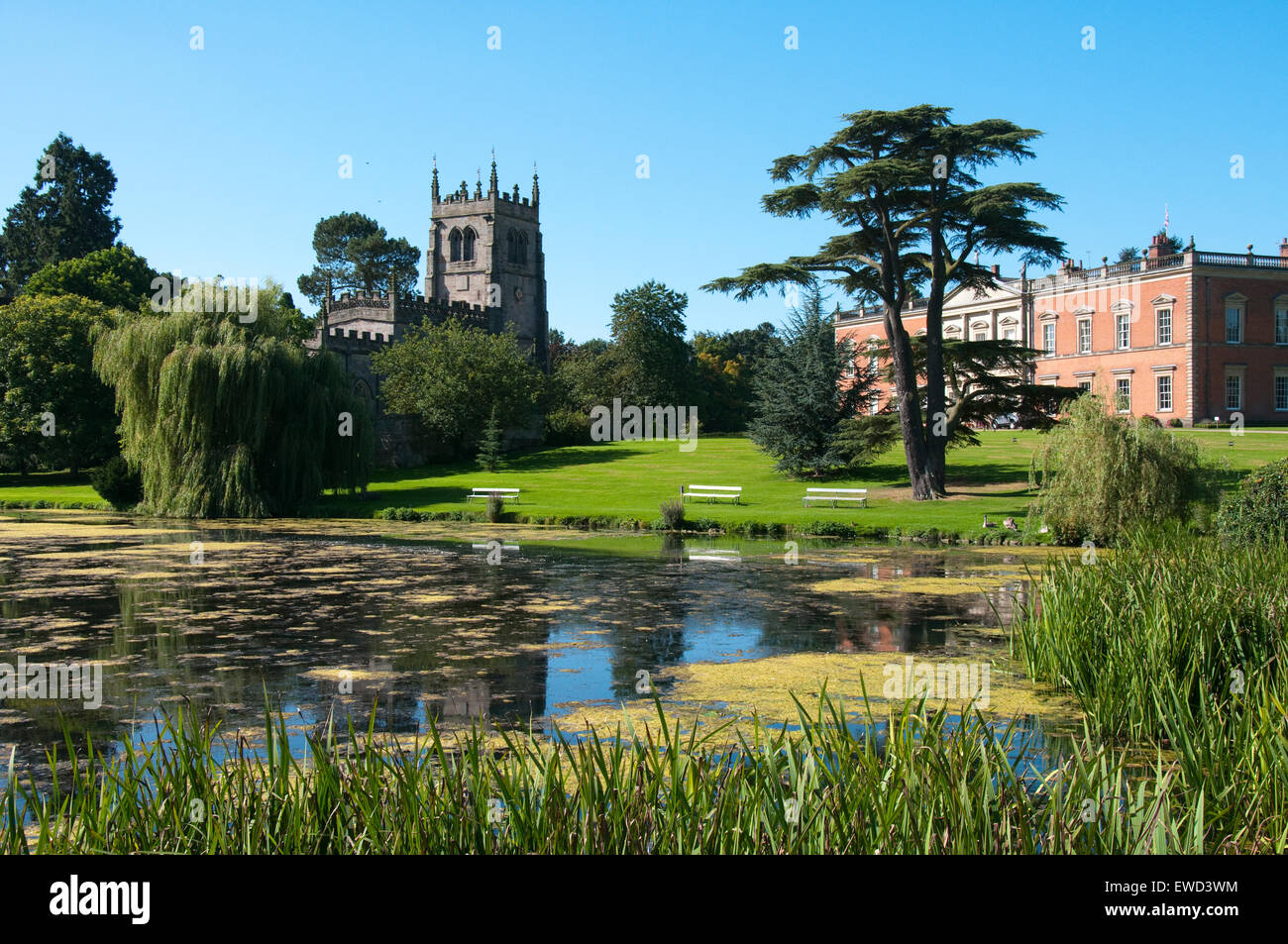 Staunton Harold Hall in Leicestershire, England UK Stock Photo Alamy