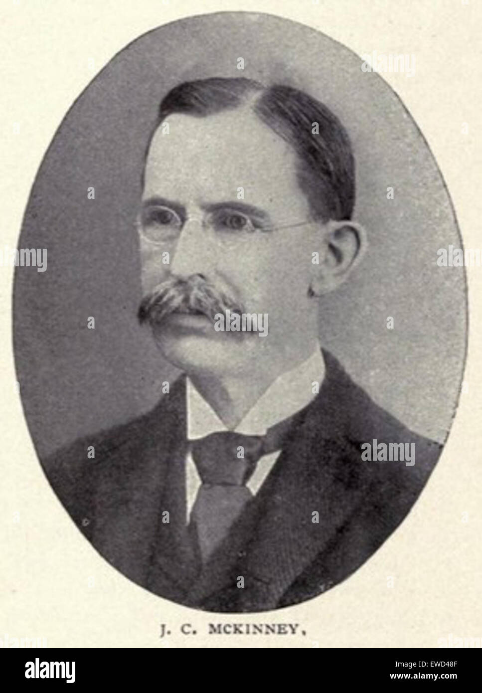 This image depicts a portrait of J.C. McKinney from 1902, a notable ...