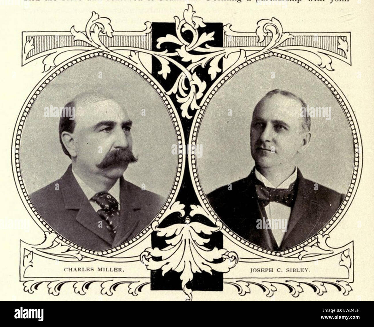 McLaurin(1902) pic.057 Charles Miller & Joseph C. Silbey, Oilers Stock Photo