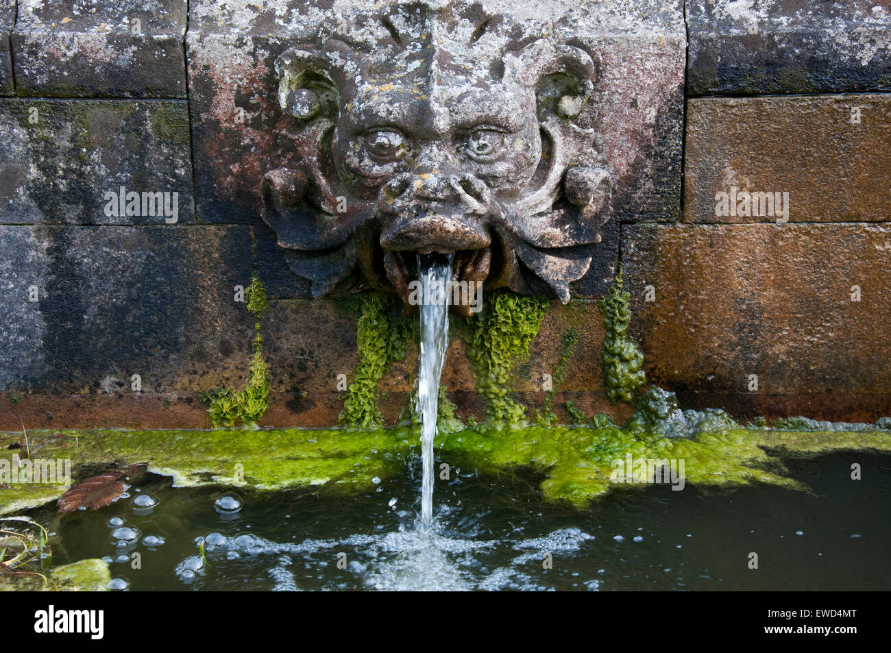 A fountain in the grounds of Thoresby Park, Ollerton Nottinghamshire