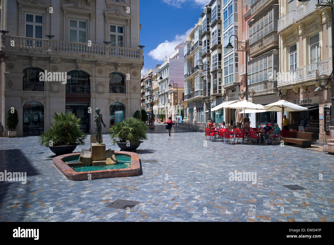 The centre of Cartagena, Spain Stock Photo