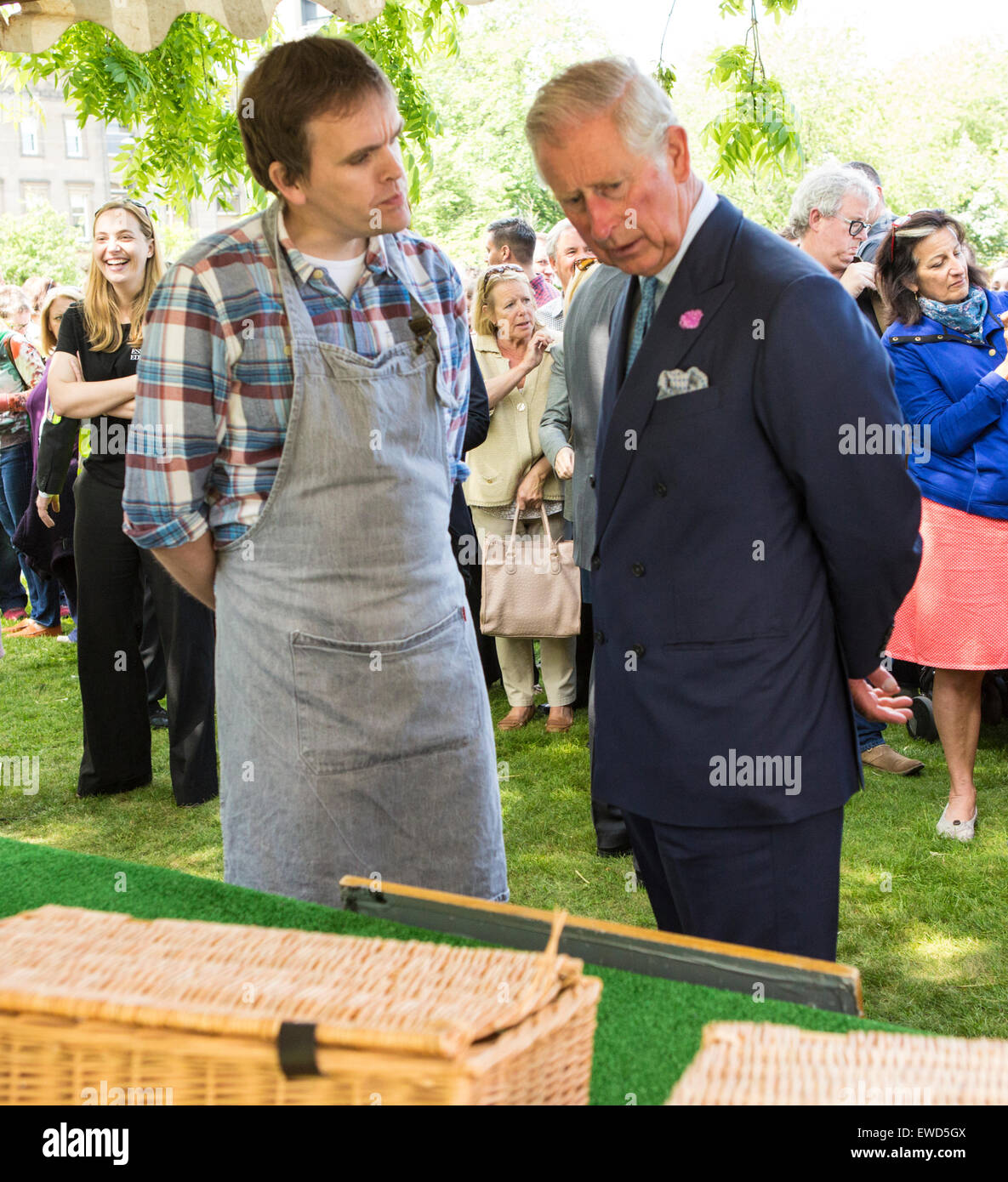 Edinburgh, Scotland, UK. 23rd June, 2015. The Prince of Wales and The
