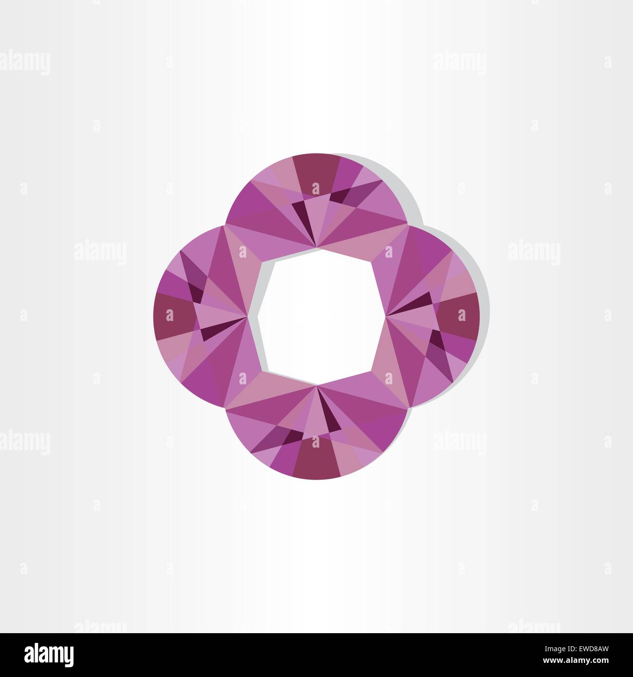 abstract purple geometric triangles background design element Stock ...