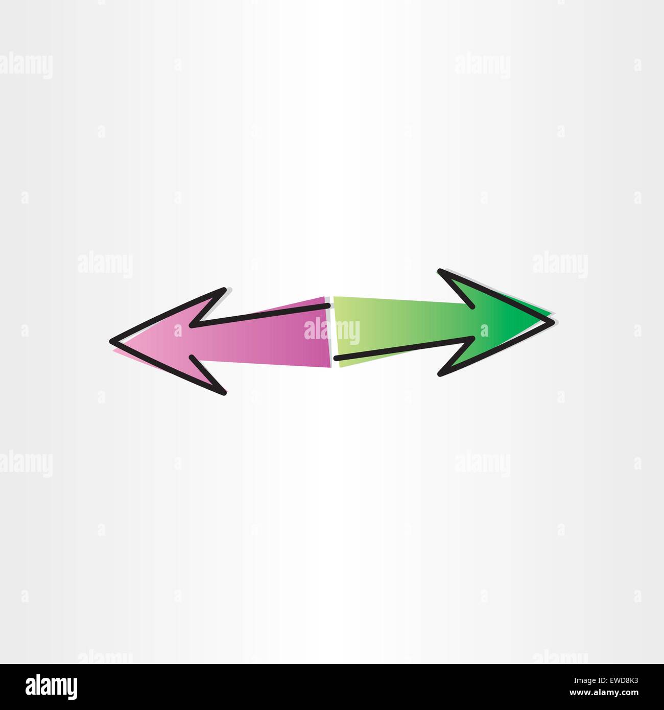 Direction side vector vectors hi-res stock photography and images - Alamy