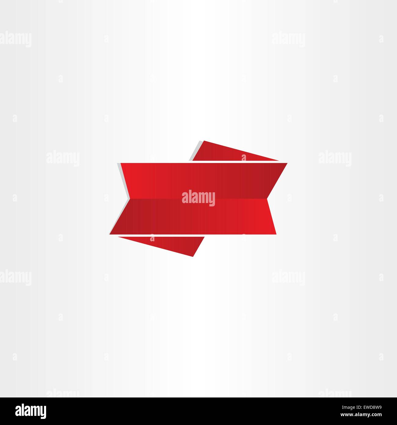 decorative red ribbon design element Stock Vector Image & Art - Alamy