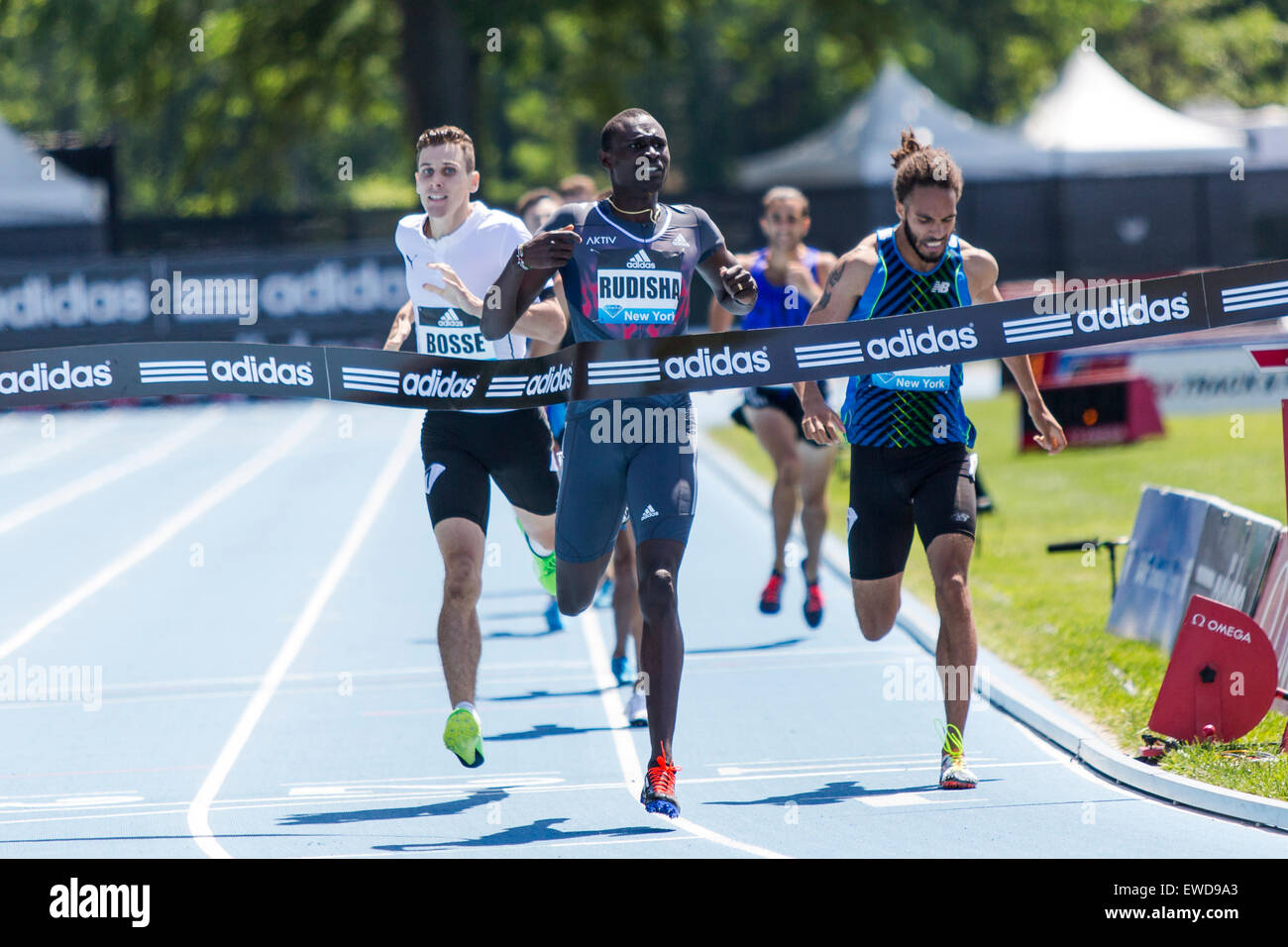 David Rudisha (KEN) winning the Men's 800m at the 2015 Adidas NYC Stock  Photo - Alamy