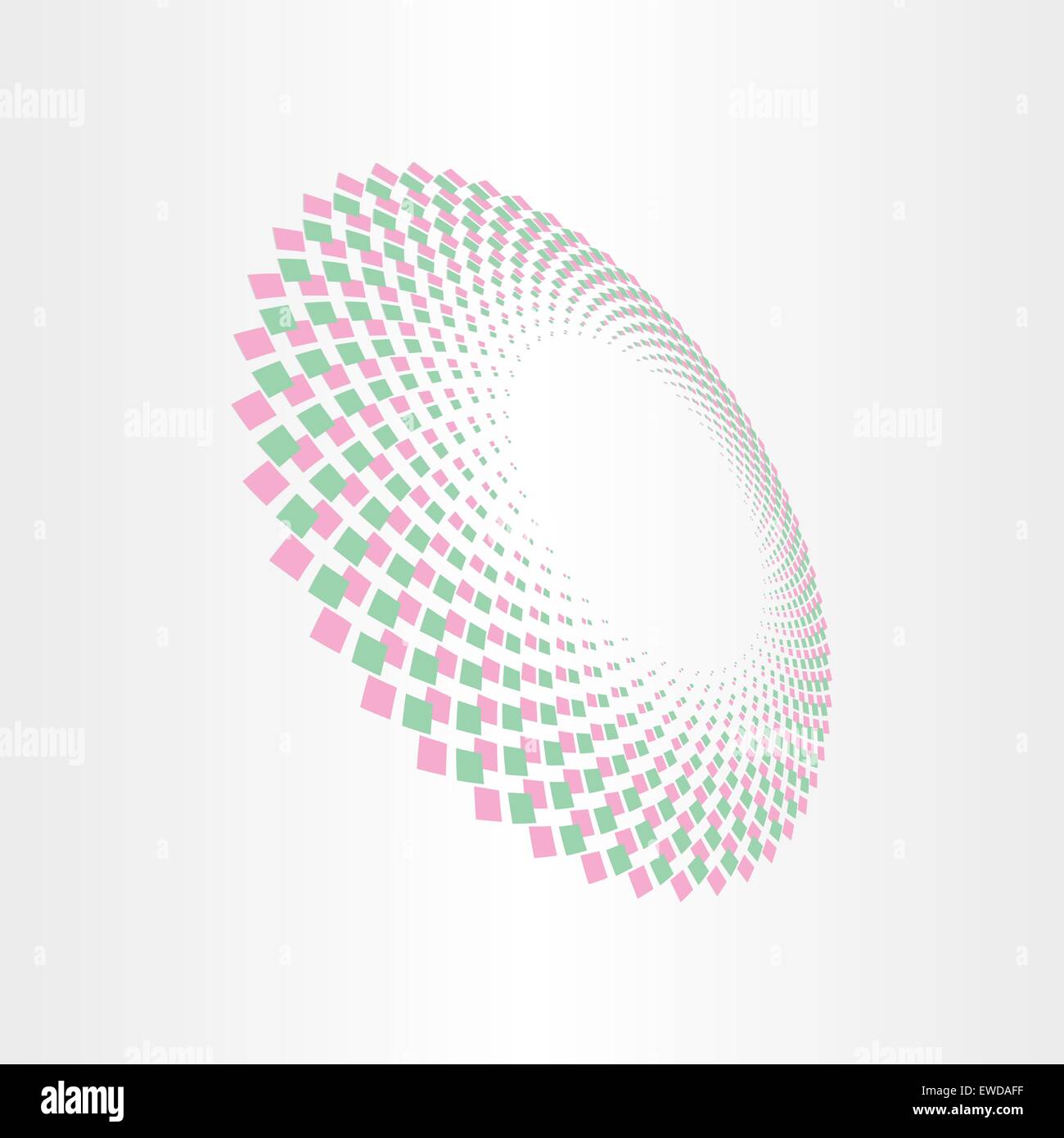 abstract halftones perspective background design Stock Vector Image ...