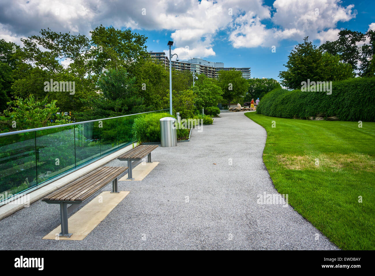 Walkway at Fairmount Park in Philadelphia, Pennsylvania Stock Photo - Alamy