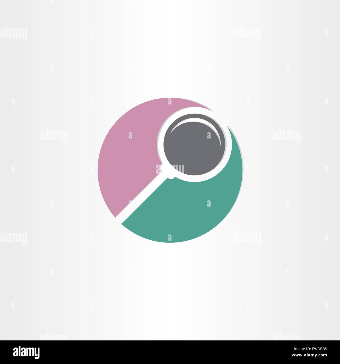 stylized search magnifier symbol design Stock Vector Image & Art Alamy