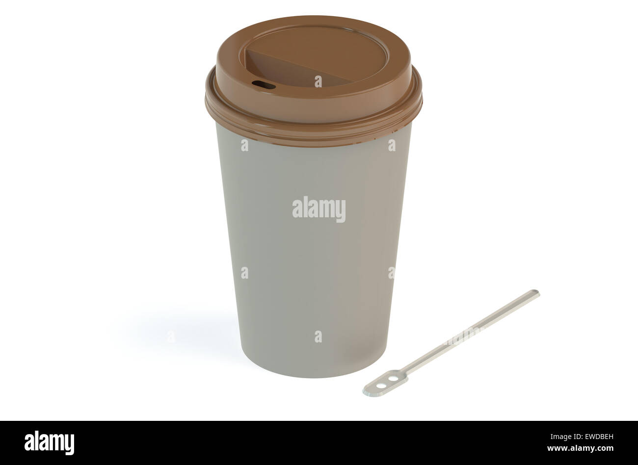 Cup of coffee isolated on white background Stock Photo - Alamy