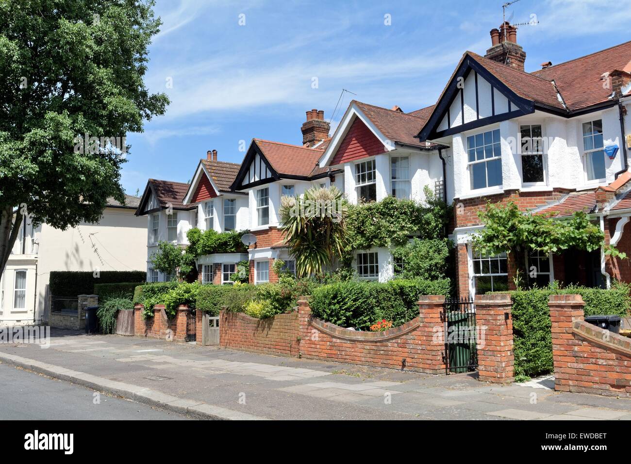 Houses on Thames road Chiswick London UK Stock Photo Alamy