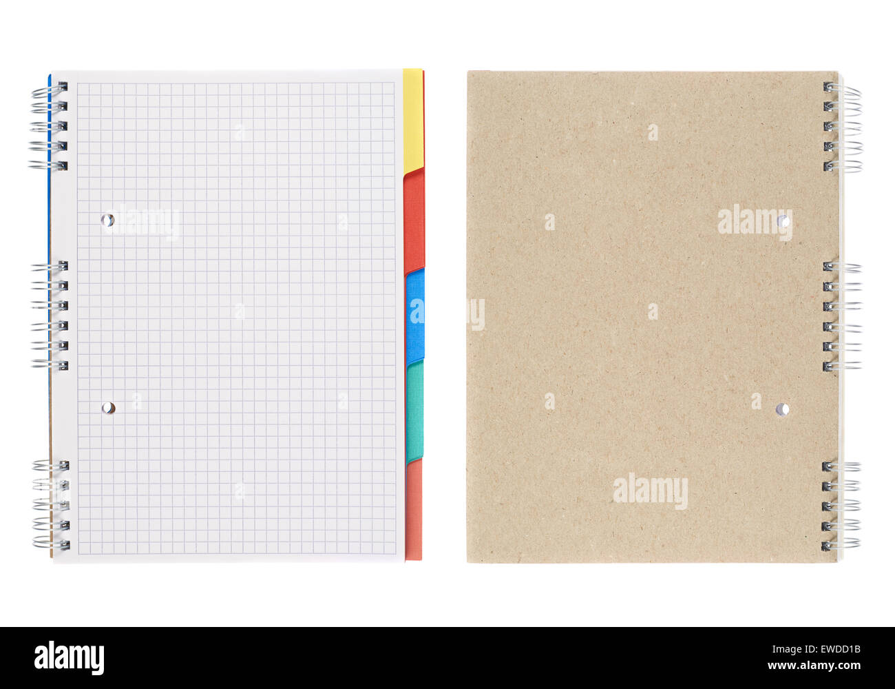 Squared notebook isolated Stock Photo - Alamy