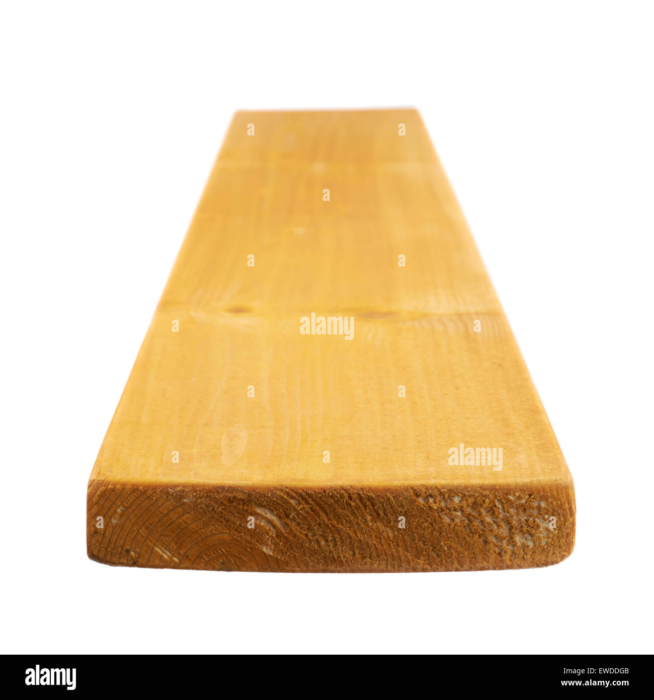 Painted pine wood board isolated Stock Photo Alamy