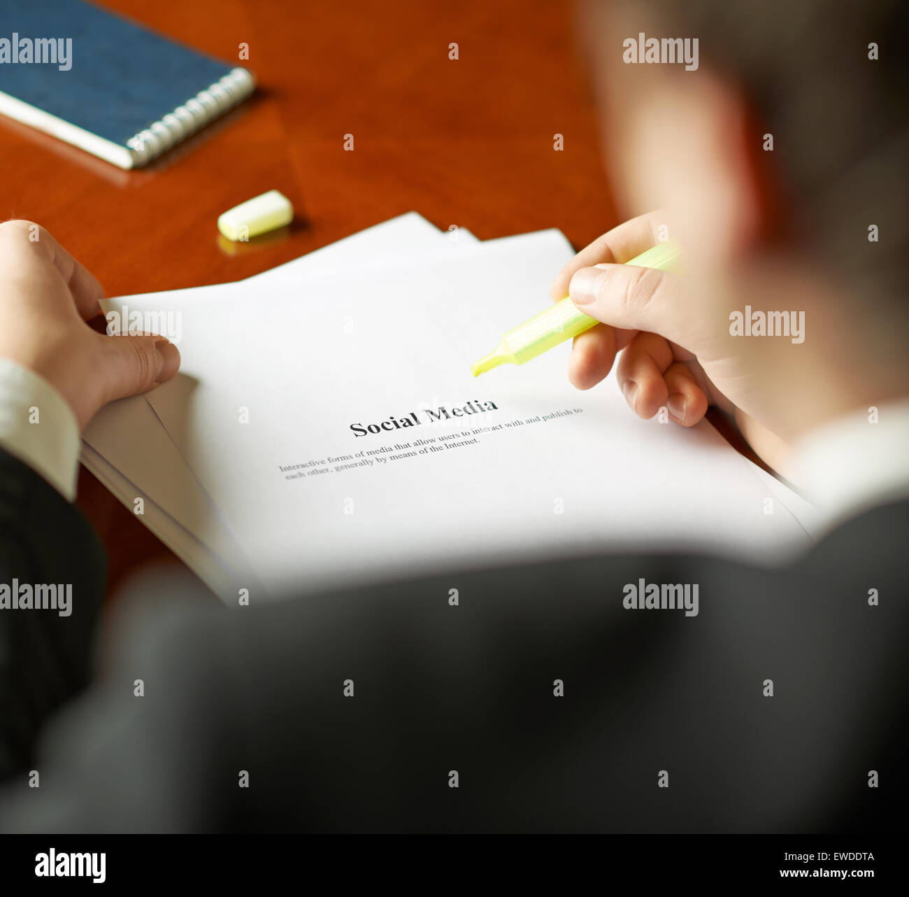 Social media definition composition Stock Photo Alamy