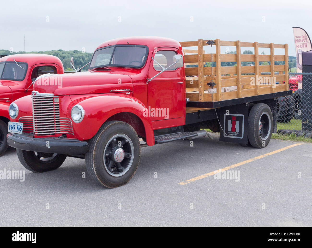 1947 International KB-5 Truck at Antique Power Show in Lindsay, Ontario Stock Photo