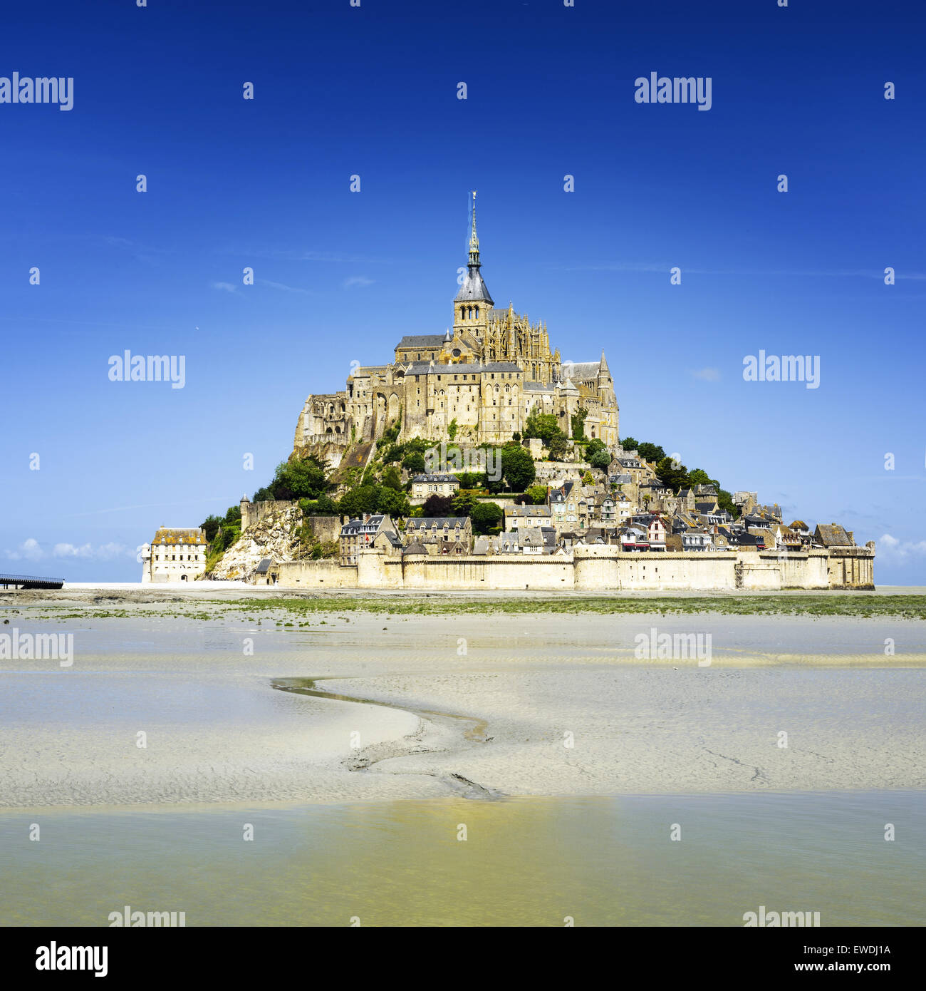 Mont saint Michel - Normandy - France Stock Photo
