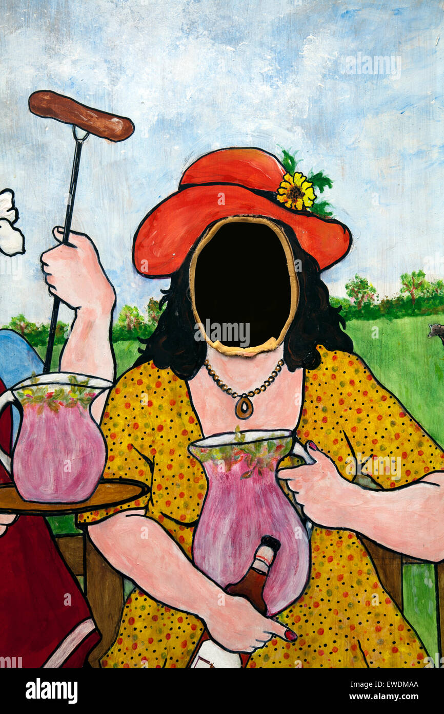 Photo-board Fairground Game Stock Photo