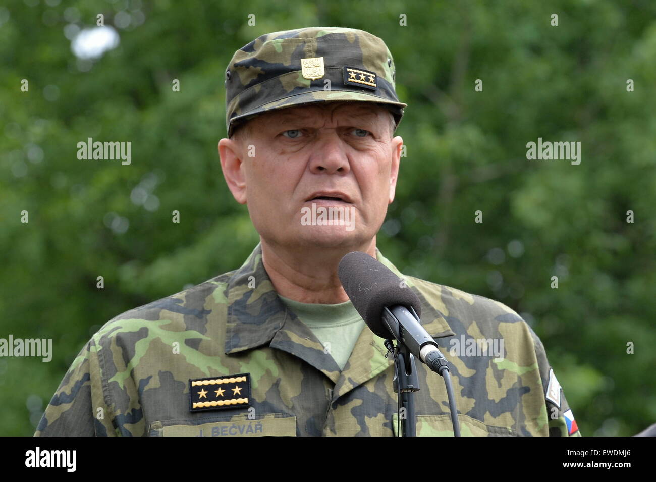 Bahna 2015 day of ground forces, Josef Becvar Stock Photo Alamy