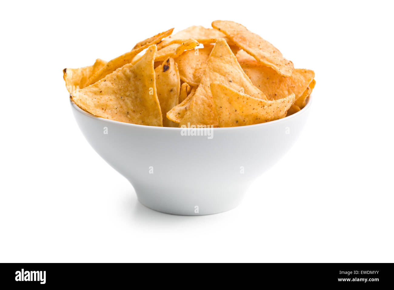 the tortilla chips in bowl Stock Photo Alamy