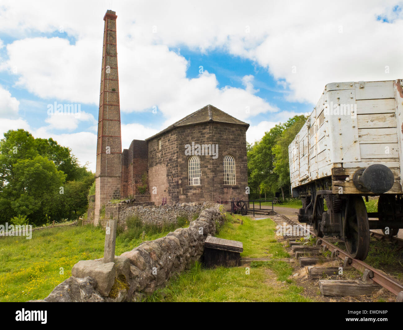 Middleton-by-Wirksworth Middleton top engine house Stock Photo