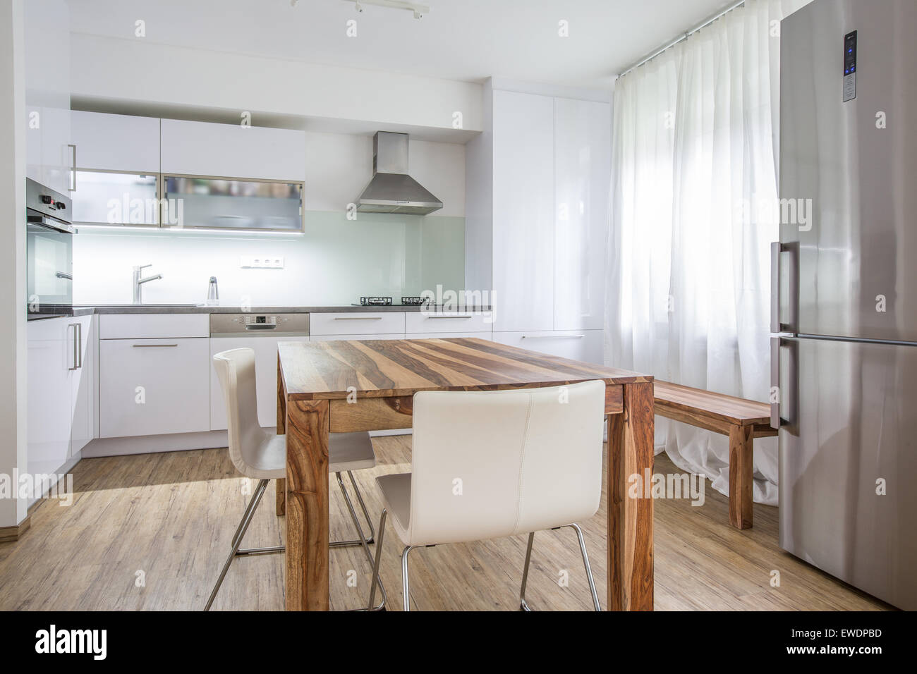 Modern Kitchen Interior Design Architecture Stock Image,Photo of Living