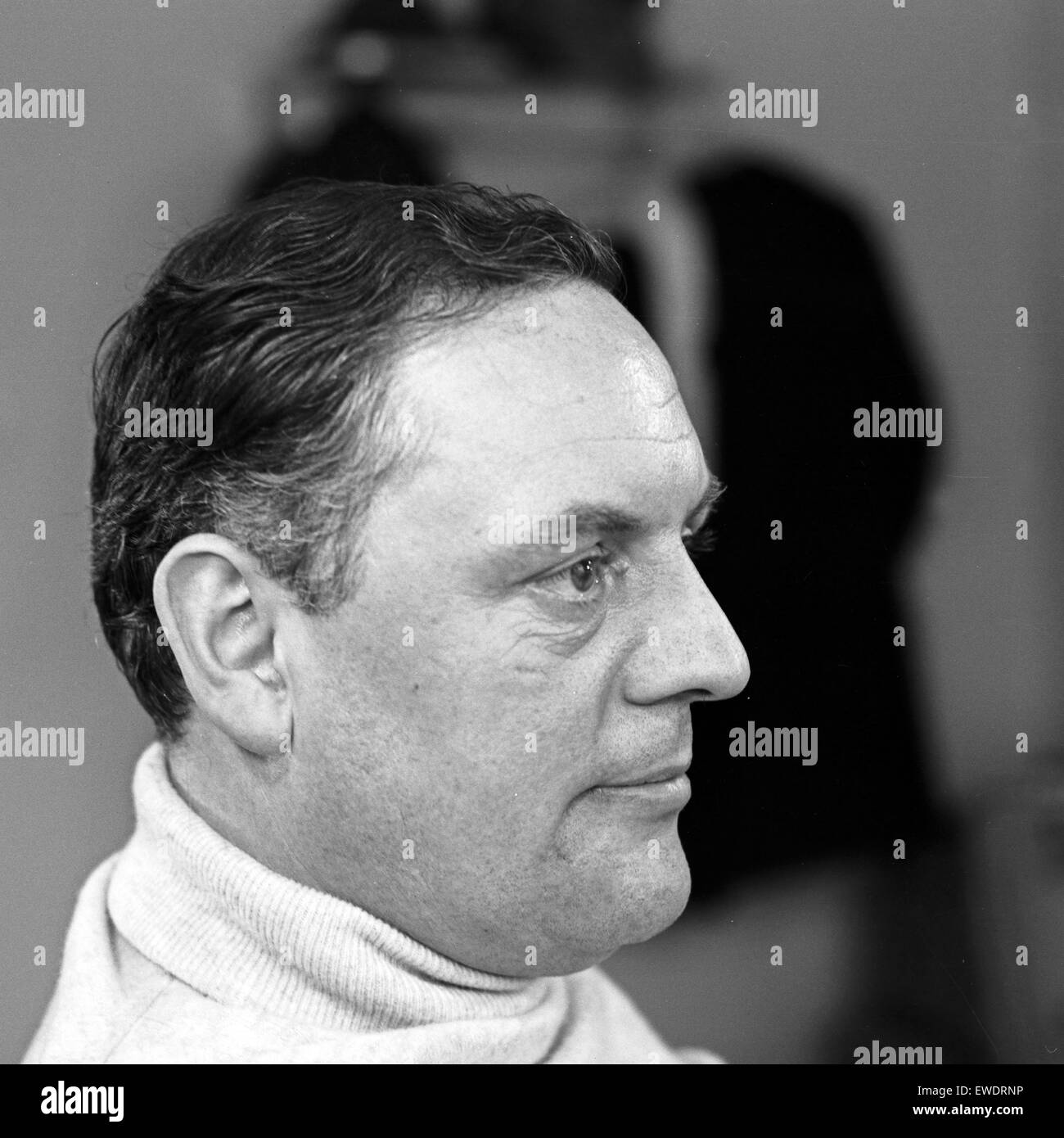 Deutscher Schauspieler und Synchronsprecher Klaus Höhne, Deutschland 1960er Jahre. German actor and dubbing actor Klaus Hoehne, Germany 1960s. Stock Photo