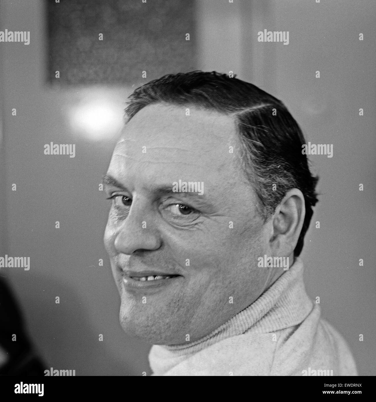 Deutscher Schauspieler und Synchronsprecher Klaus Höhne, Deutschland 1960er Jahre. German actor and dubbing actor Klaus Hoehne, Germany 1960s. Stock Photo