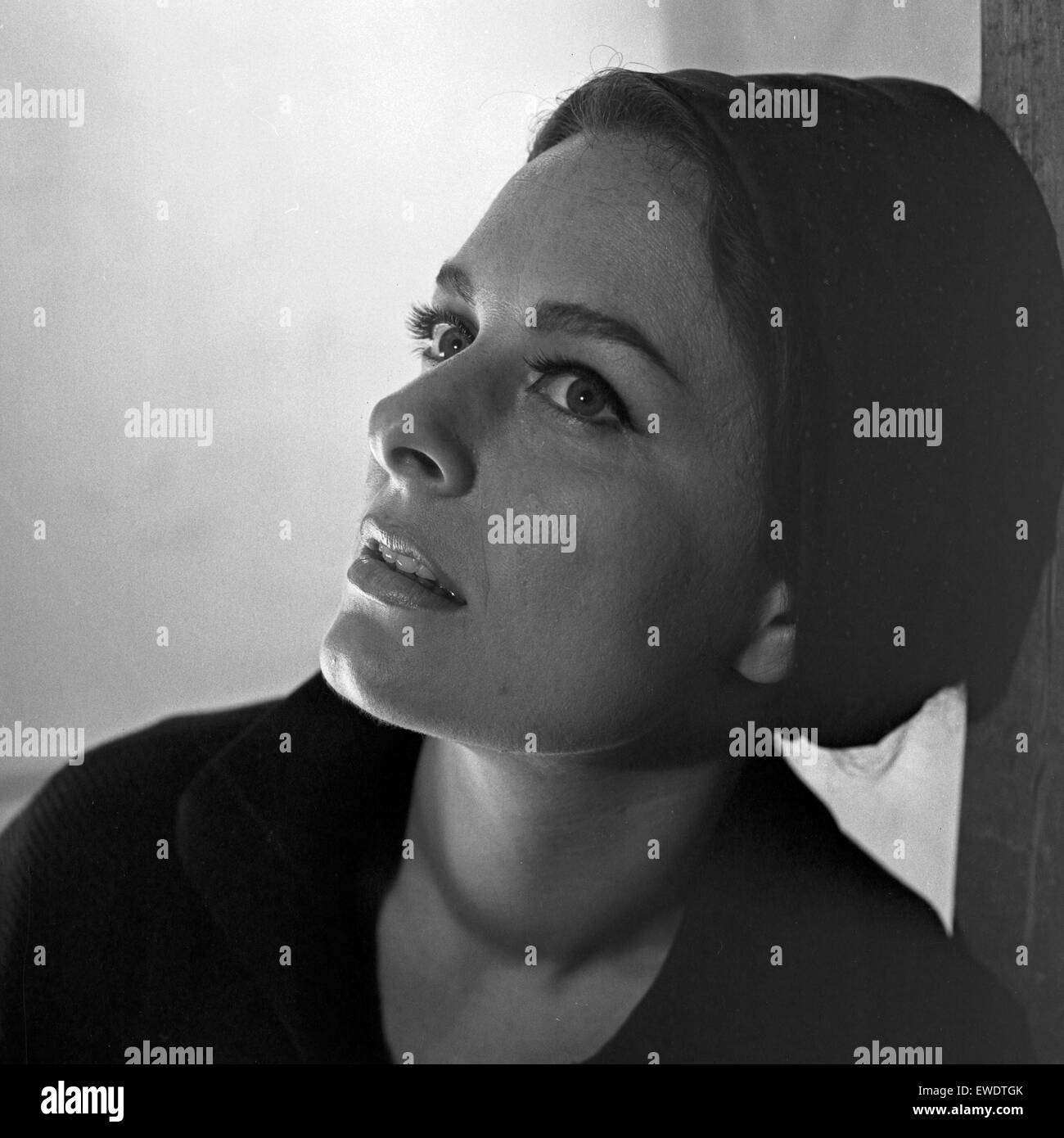 Schauspielerin Lüscher, Deutschland 1960er Jahre. Actress