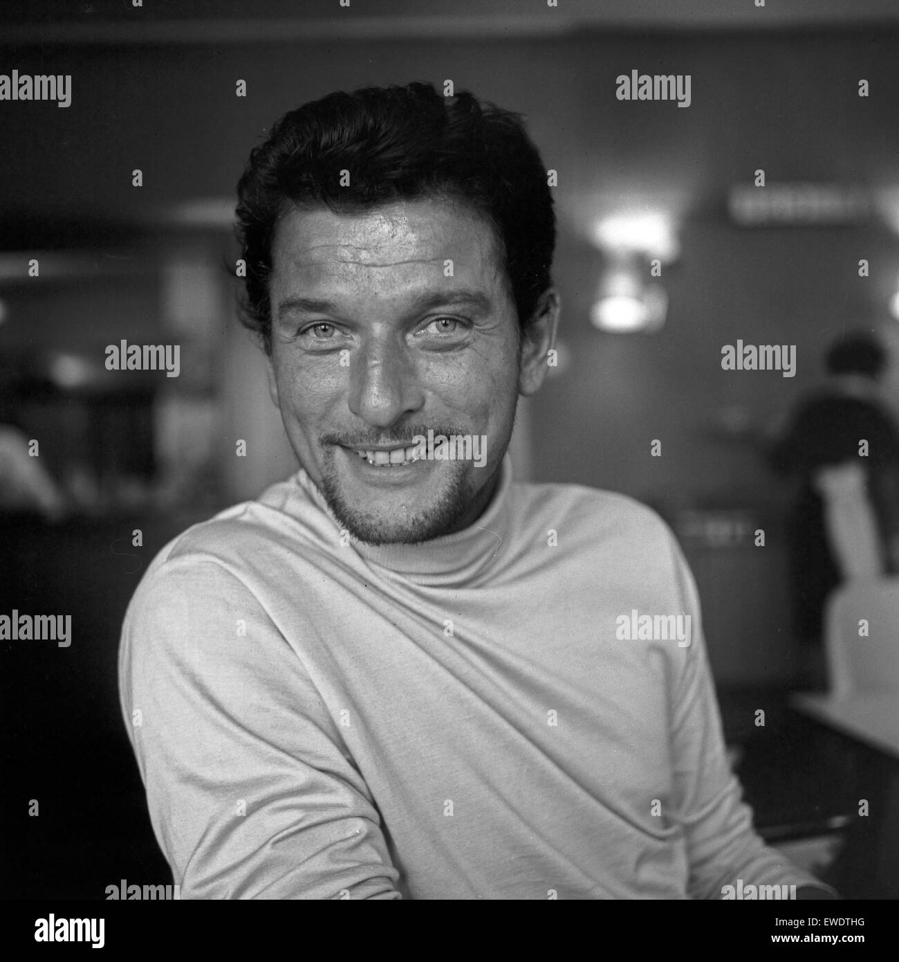 Deutscher Schauspieler Hans von Borsody, Deutschland 1960er Jahre. German actor Hans von Borsody, Germany 1960s. Stock Photo