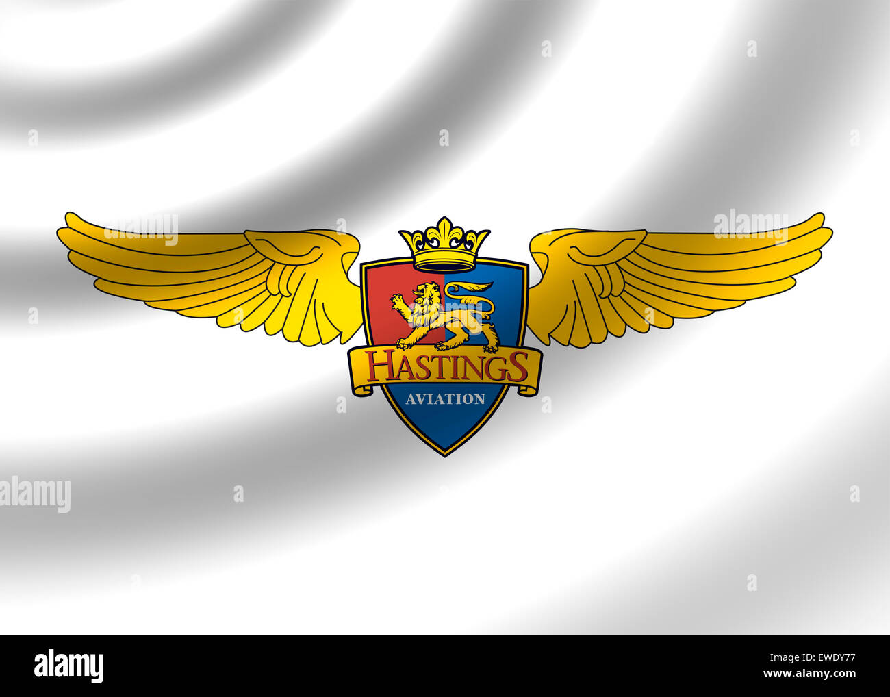 Hastings Aviation logo icon flag symbol emblem sign Stock Photo