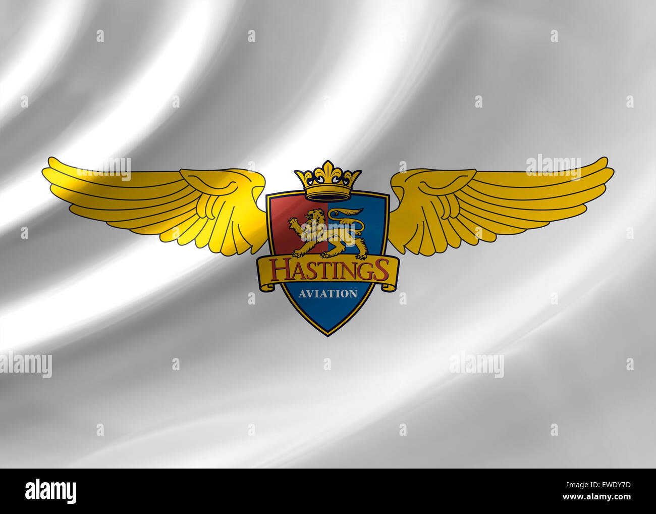 Hastings Aviation logo icon flag symbol emblem sign Stock Photo