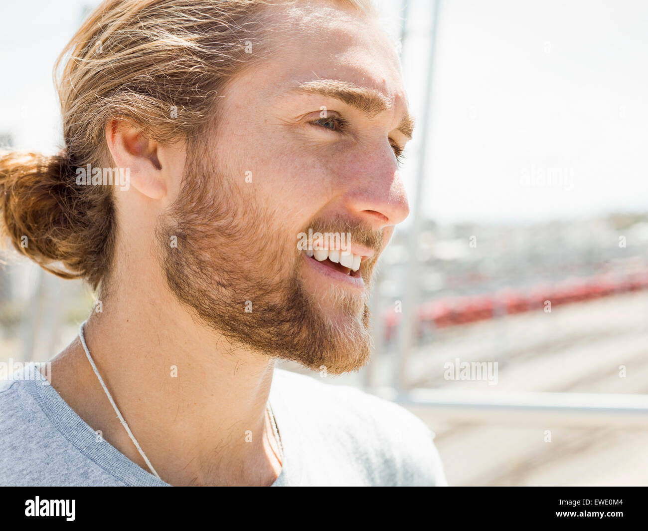Man long hair ponytail hi-res stock photography and images - Alamy Man long hair ponytail hi-res stock photography and images - Alamy