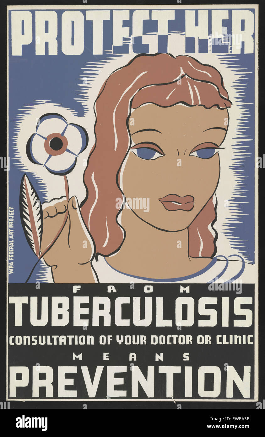 2117 Protect her from tuberculosis Poster Fine Graphic Art Interior Design