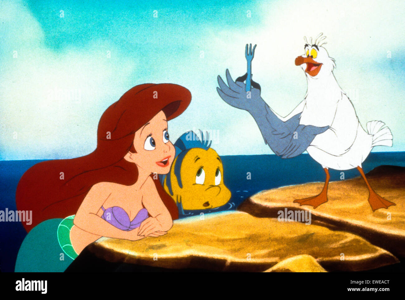 the little mermaid Stock Photo