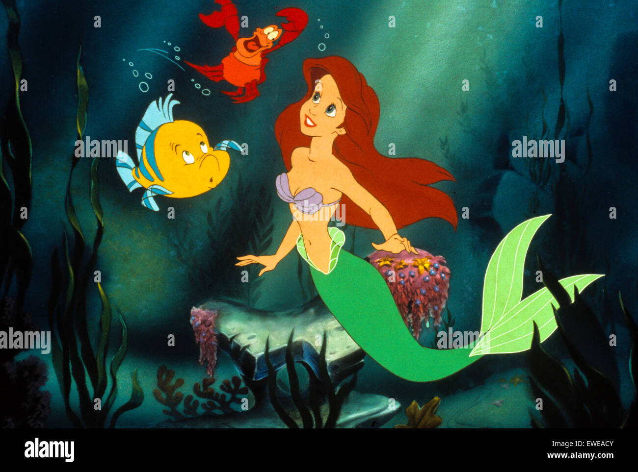the little mermaid Stock Photo