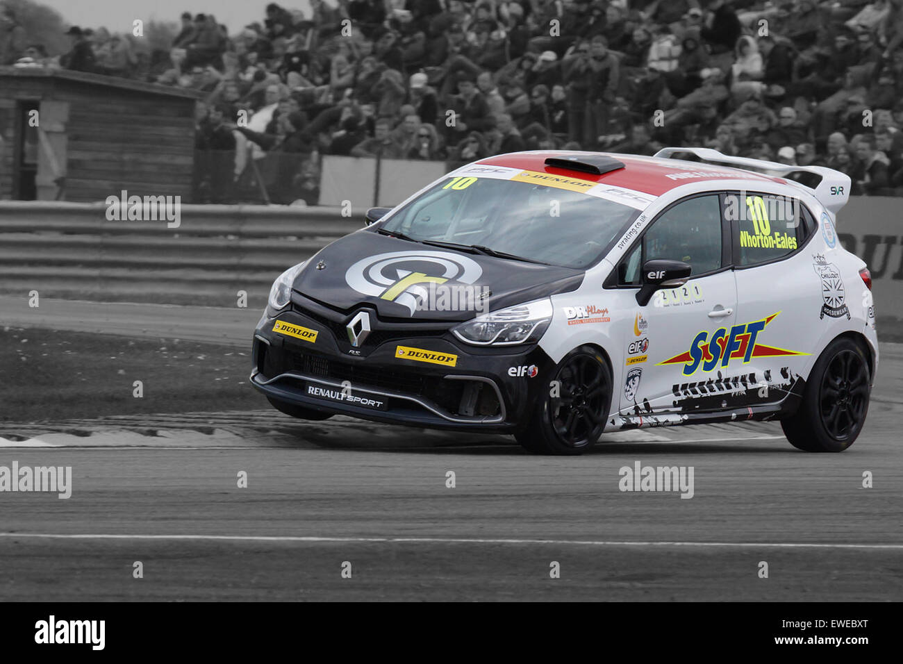 Ant Whorton-Eales at Renault UK Clio Cup 2015 at Thruxton Stock Photo