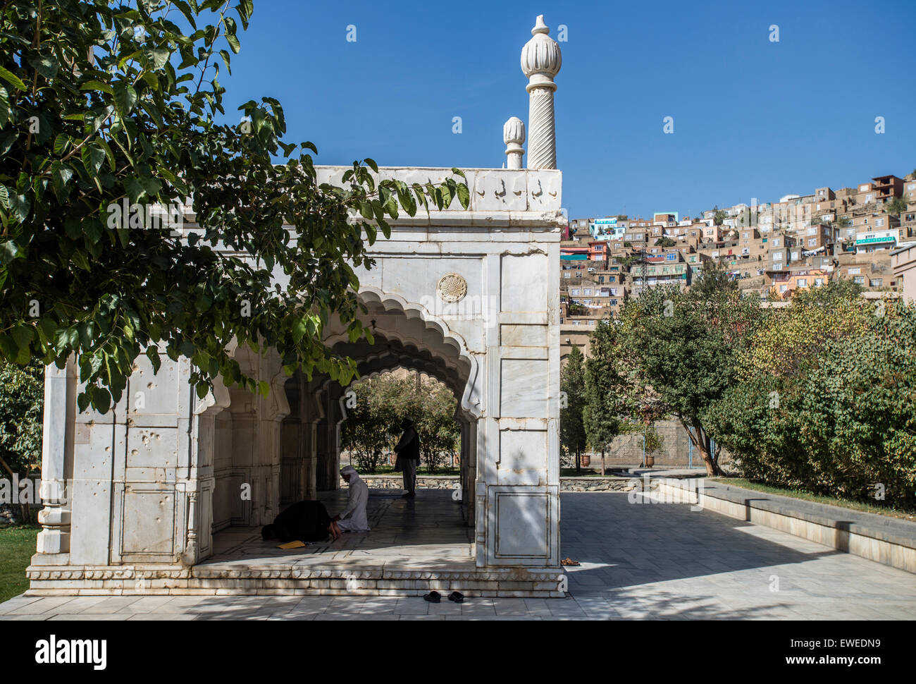 Afghanistan Kabul Gardens Babur White Stock Photos Afghanistan