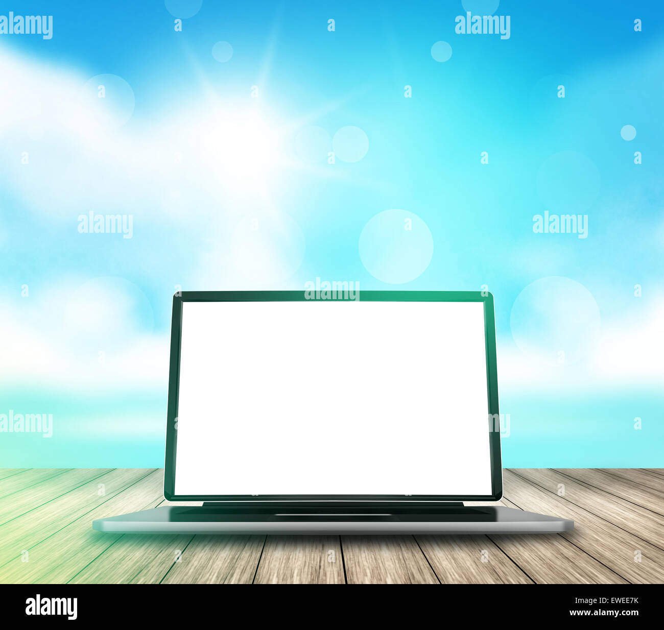 Laptop Computer Graphic Stock Photo - Alamy