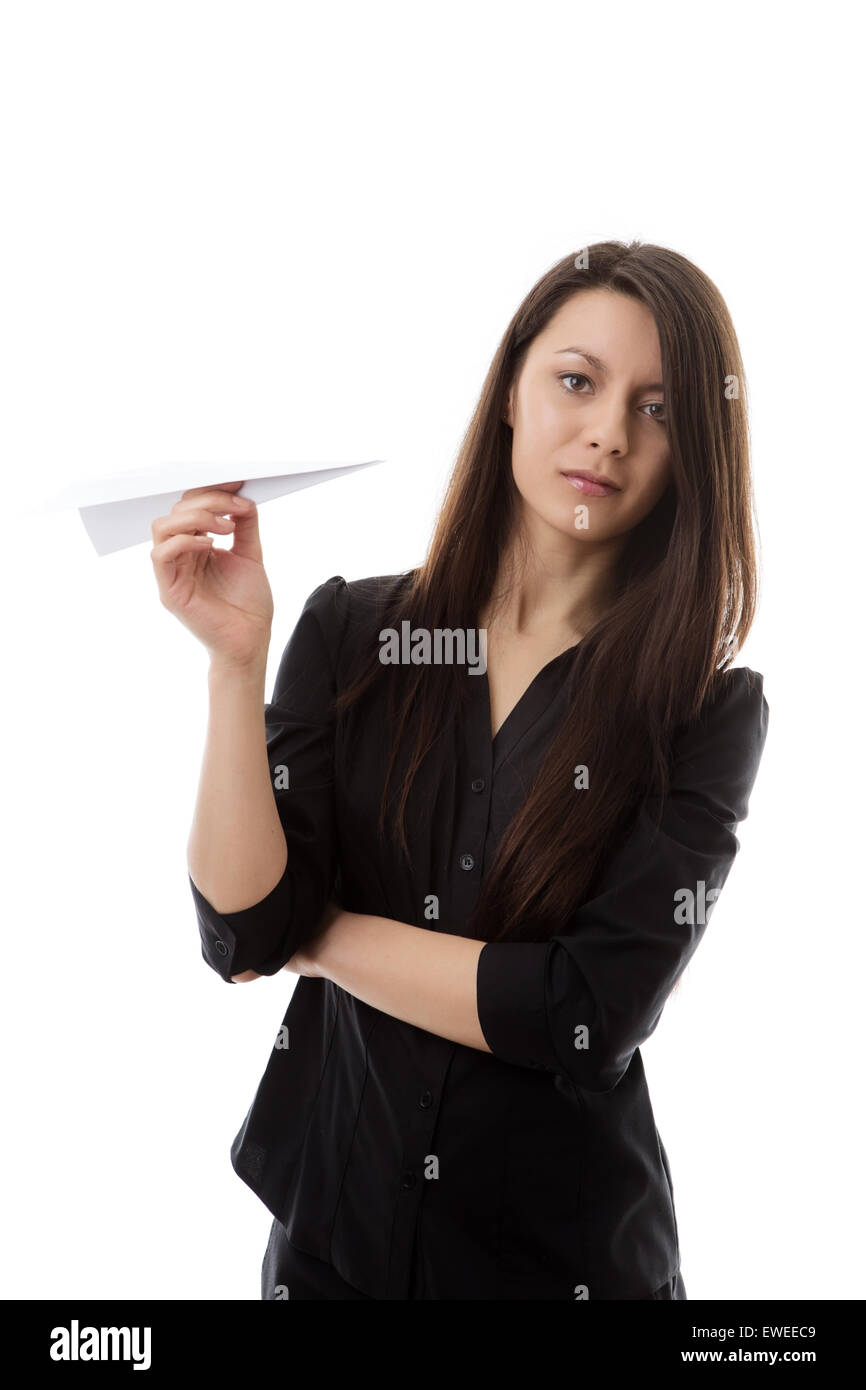 Airplane beautiful women hi-res stock photography and images - Alamy