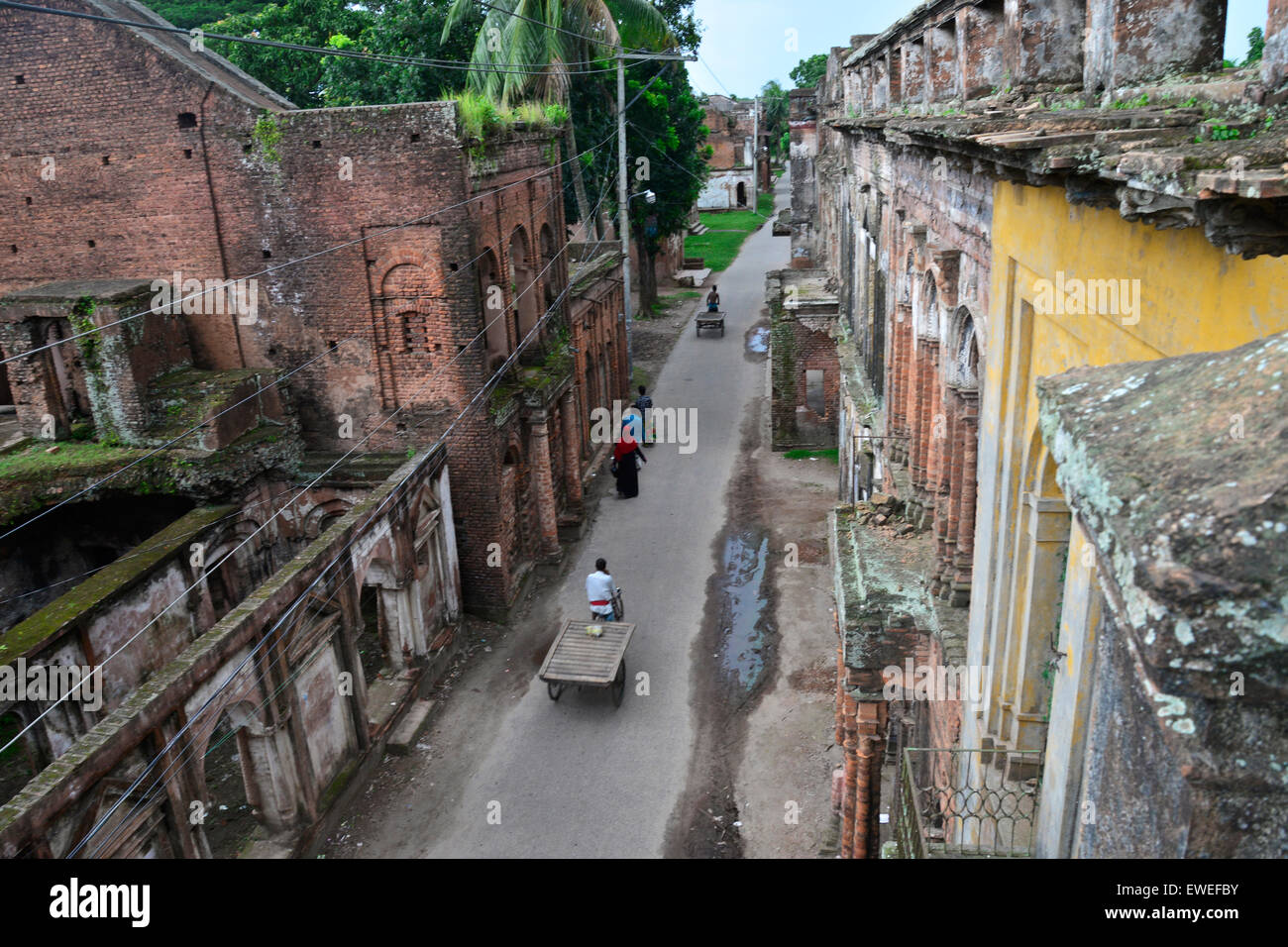 Panam City as the lost town of Bengal, one the most popular heritage at Sonargaon in Narayangong, Bangladesh. Stock Photo