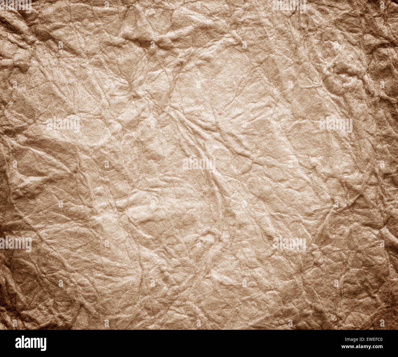 Paper texture brown paper sheet. Sheets of crumpled paper Stock Photo
