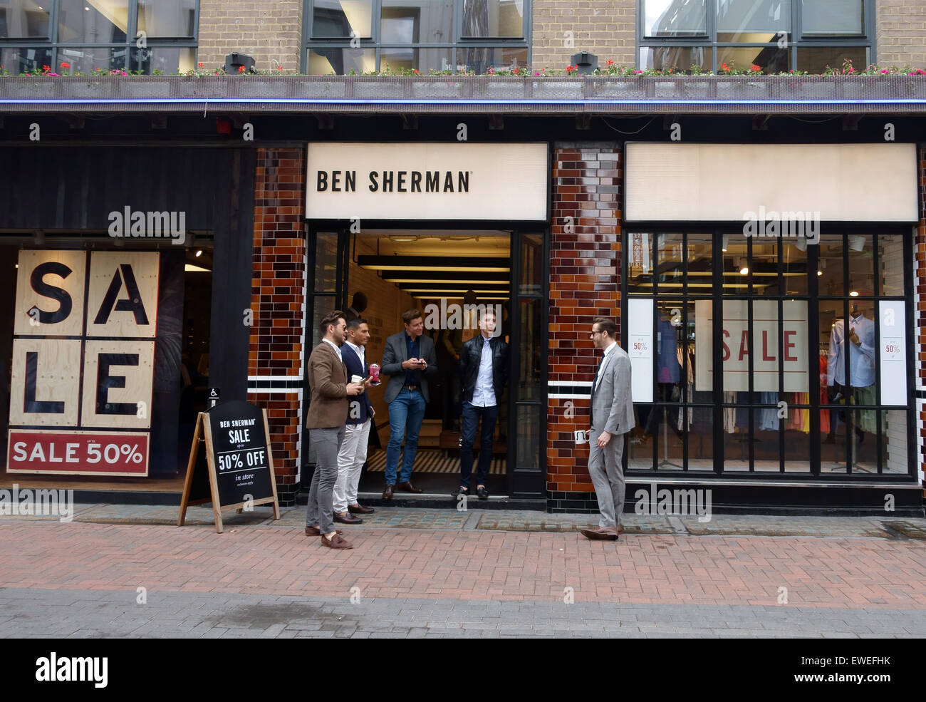 Ben Sherman fashion store, Carnaby Street, London Stock Photo - Alamy