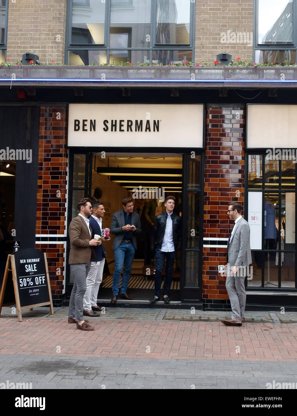 Ben Sherman fashion store, Carnaby Street, London Stock Photo - Alamy