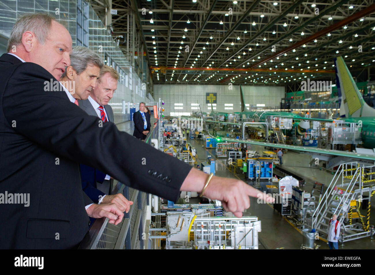 Boeing Co. 737 General Manager Scott Campbell and Senior Vice President