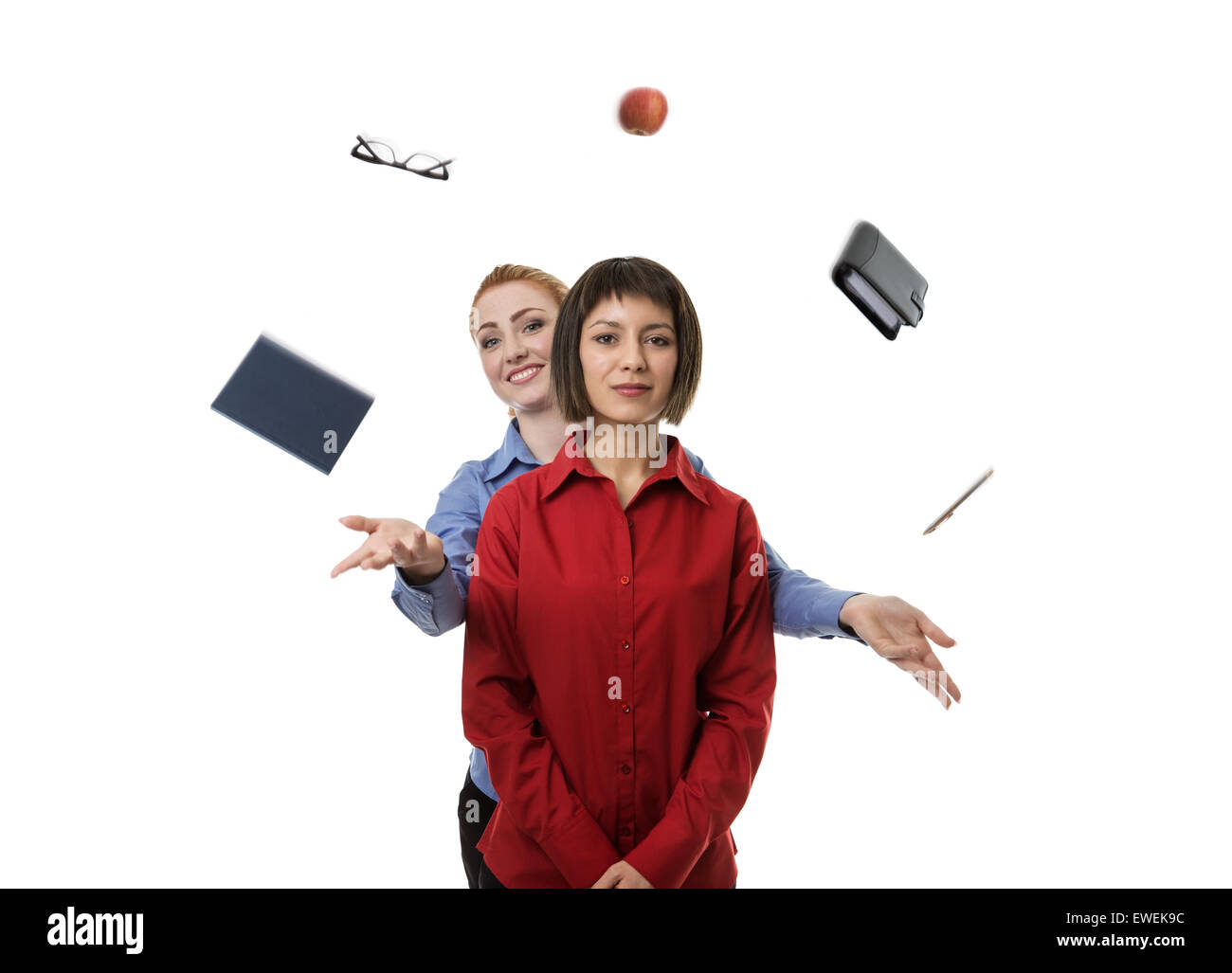 Woman juggling work hires stock photography and images Alamy