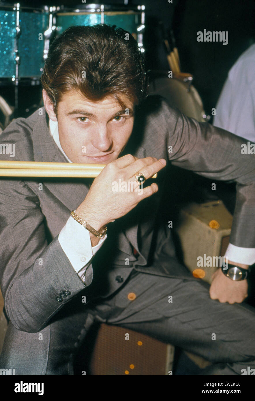 VINCE TAYLOR (1939-1991) English rock singer about 1965 Stock Photo