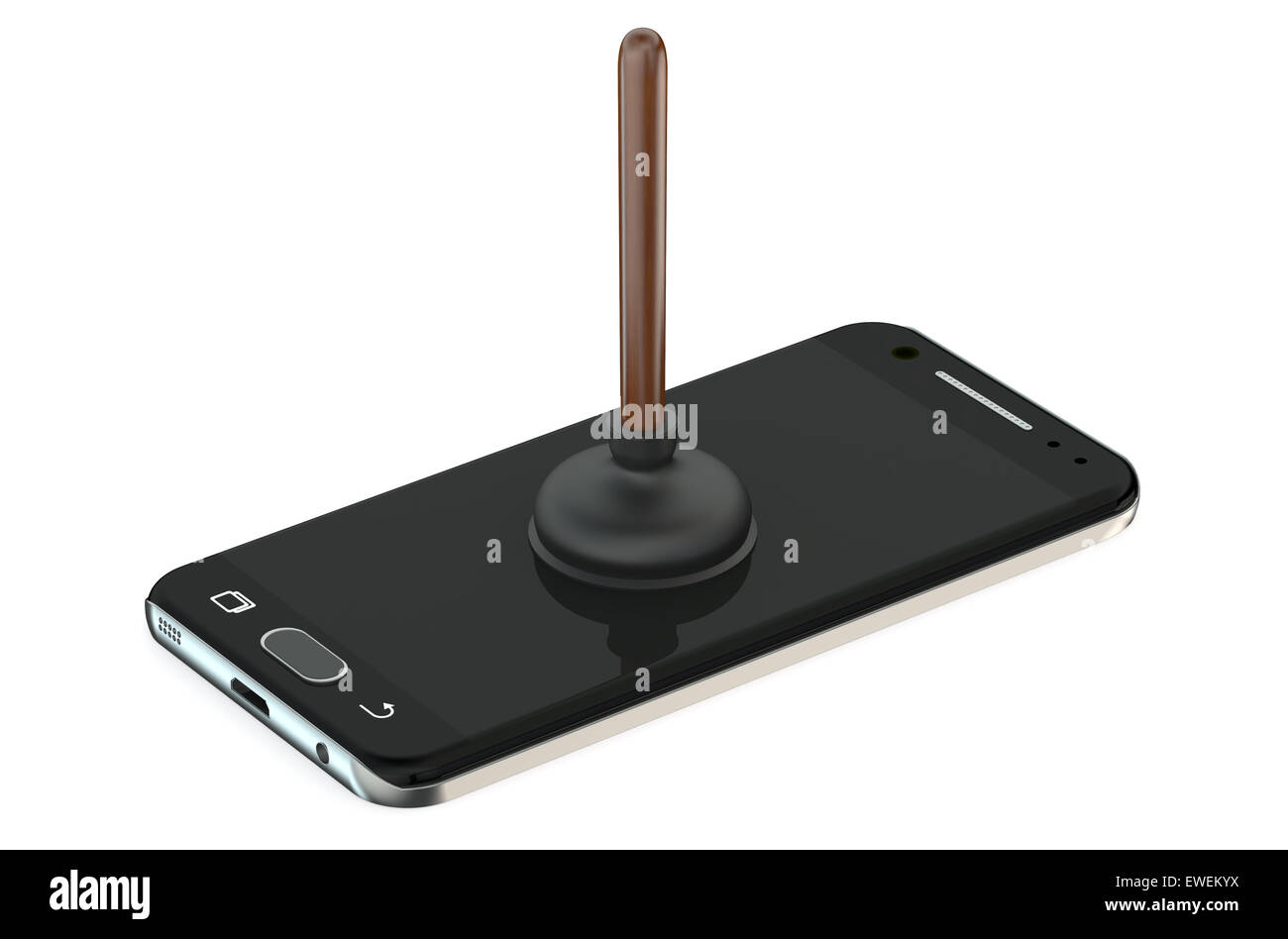 service, software and repair smartphone concept Stock Photo