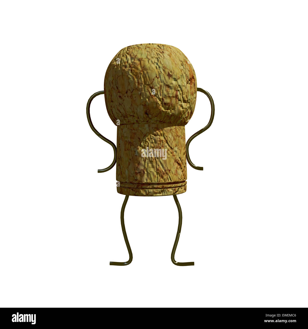 cork tap isolated on white background Stock Photo Alamy