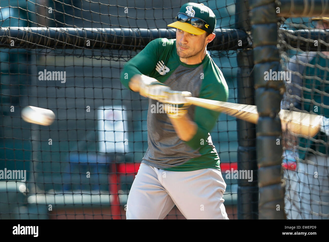 Arlington, Texas, USA. 24th June, 2015. Oakland Athletics center